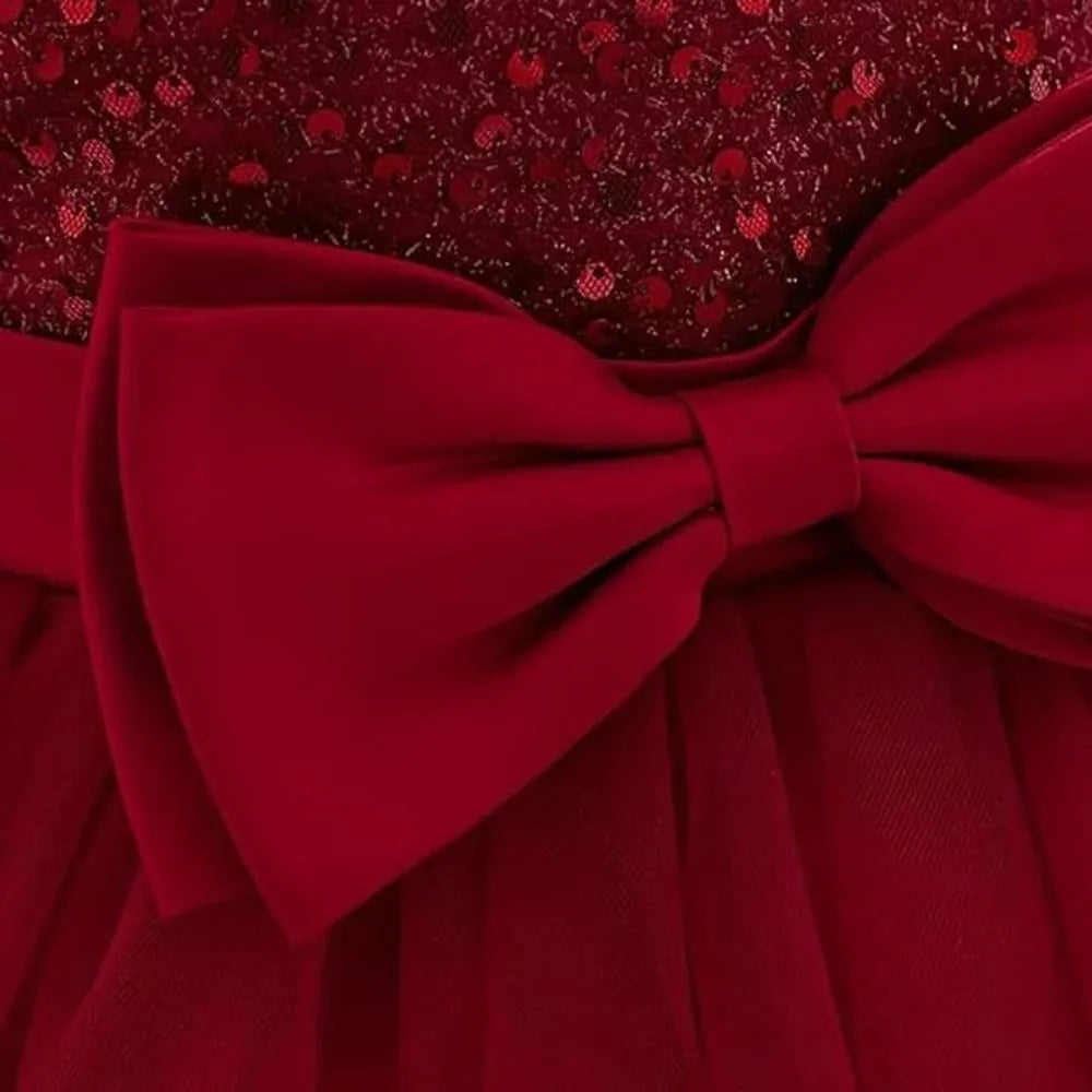Girls' One-Shoulder Party Dress