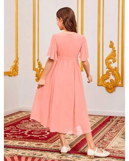 Peach Blossom Party Frock