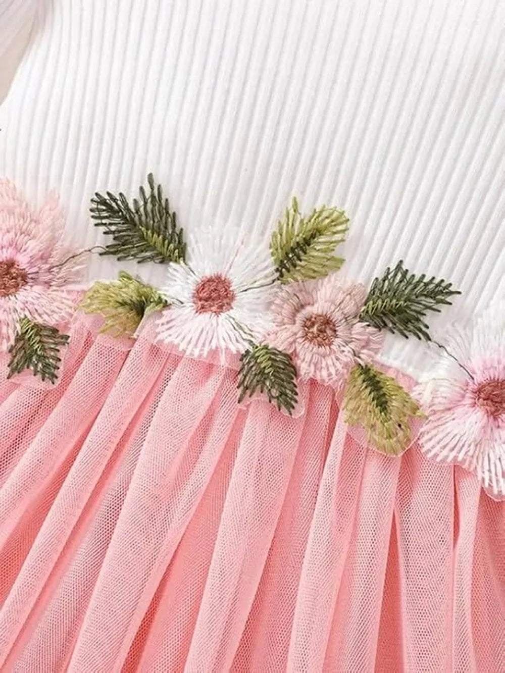 Floral Embroidered Party Dress