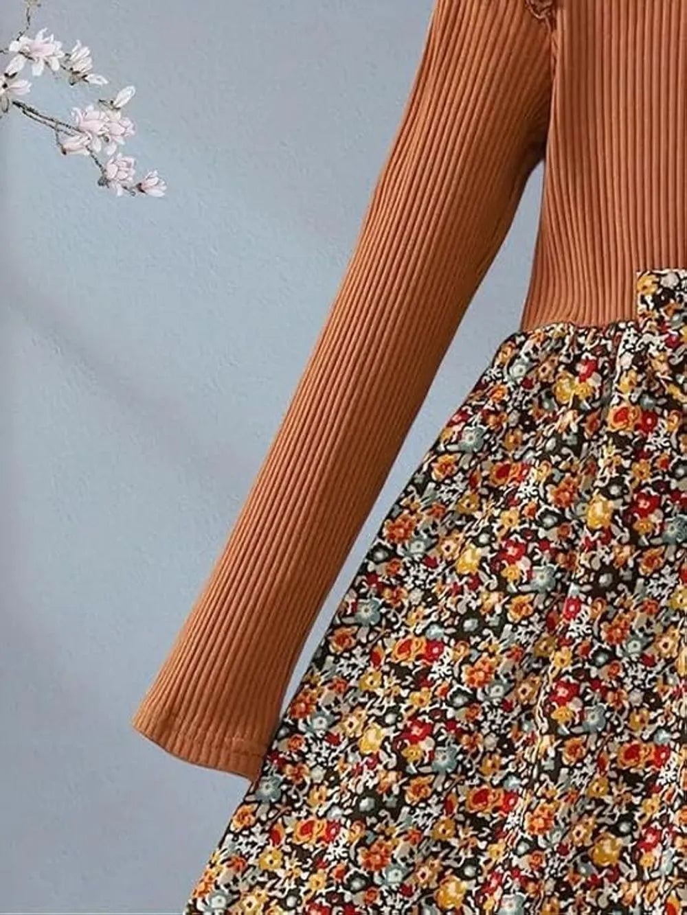 Girls Brown Frock – Trendy Brown Dress for Girls | Stylish Brown Frock for Girls - Image 5