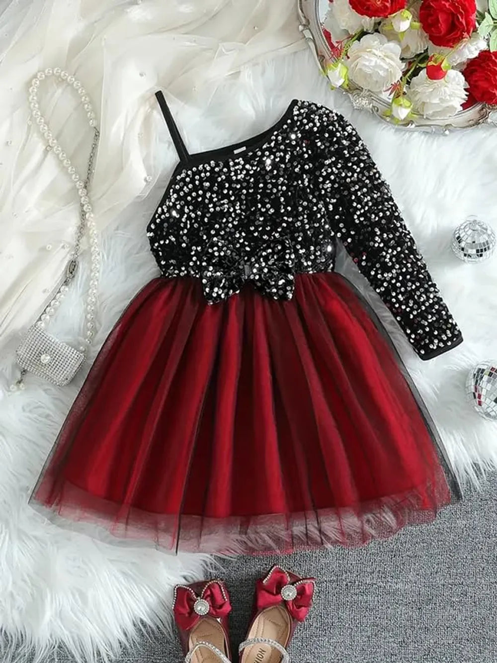 Sparkle & Twirl Girls Party Dress
