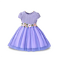 Girls' Pleated Bodice Tulle Skirt Party Dress