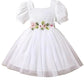 Floral Embroidered Party Dress