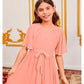 Peach Blossom Party Frock