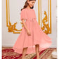 Peach Blossom Party Frock