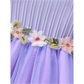 Girls' Pleated Bodice Tulle Skirt Party Dress