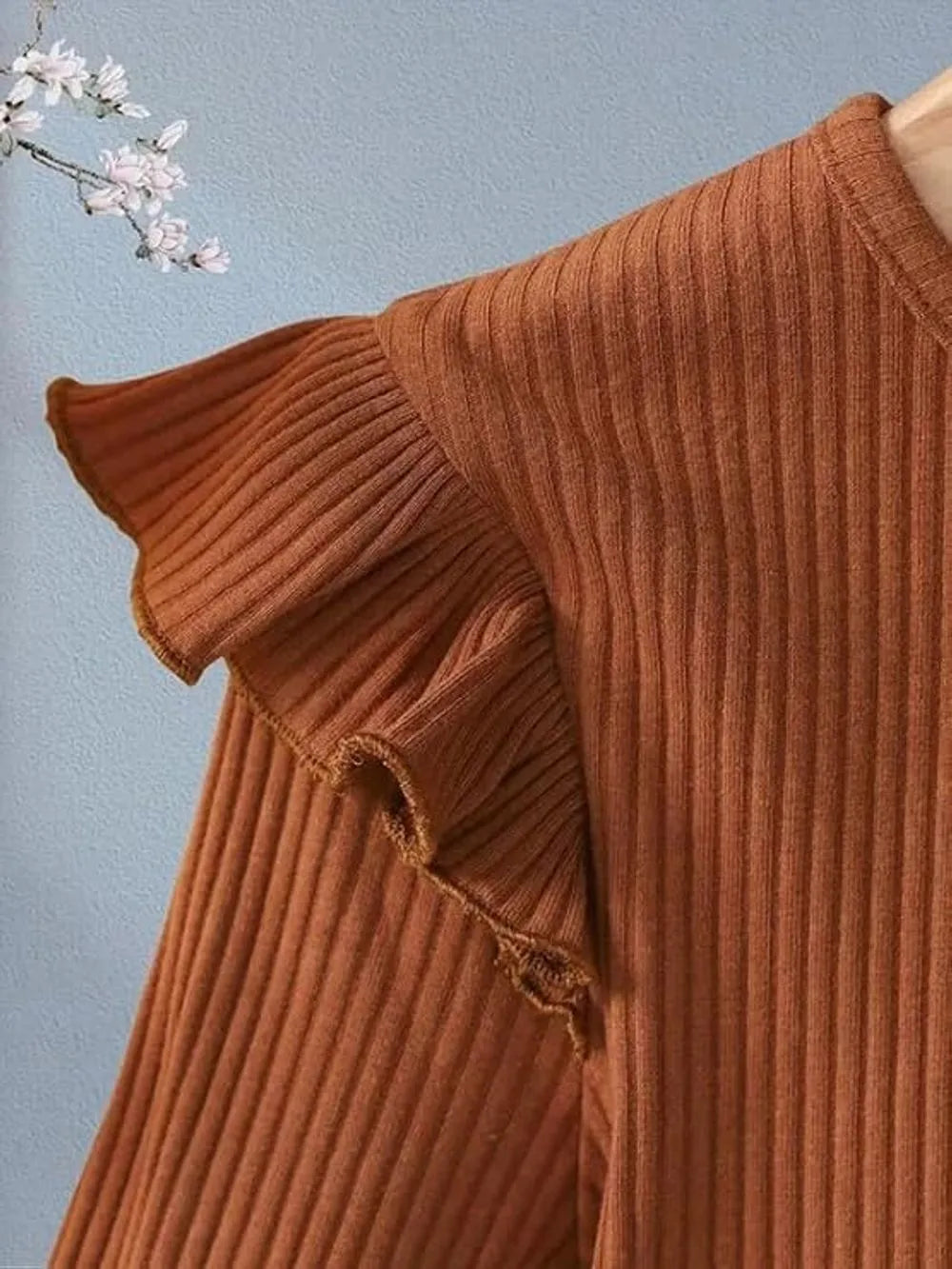 Girls Brown Frock – Trendy Brown Dress for Girls | Stylish Brown Frock for Girls - Image 7