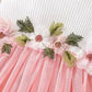 Floral Embroidered Party Dress