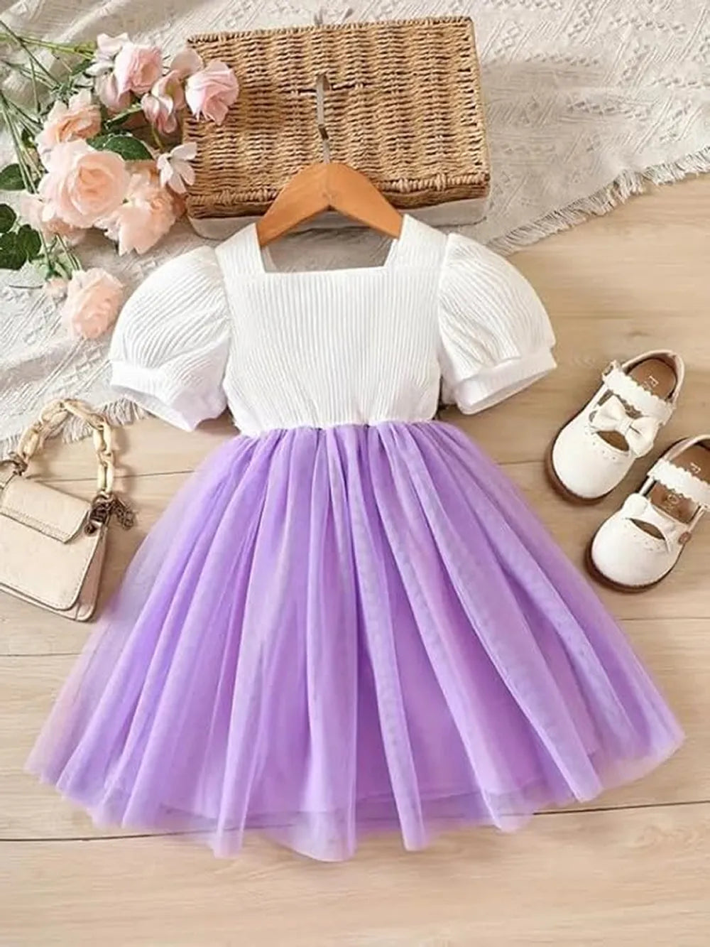 Floral Embroidered Party Dress