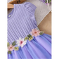Girls' Pleated Bodice Tulle Skirt Party Dress